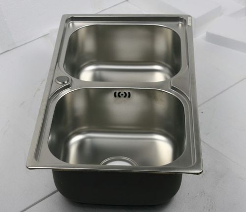 【【工厂直销】7241不锈钢水槽 厨房洗菜盆水槽 201水槽不锈钢 双槽】